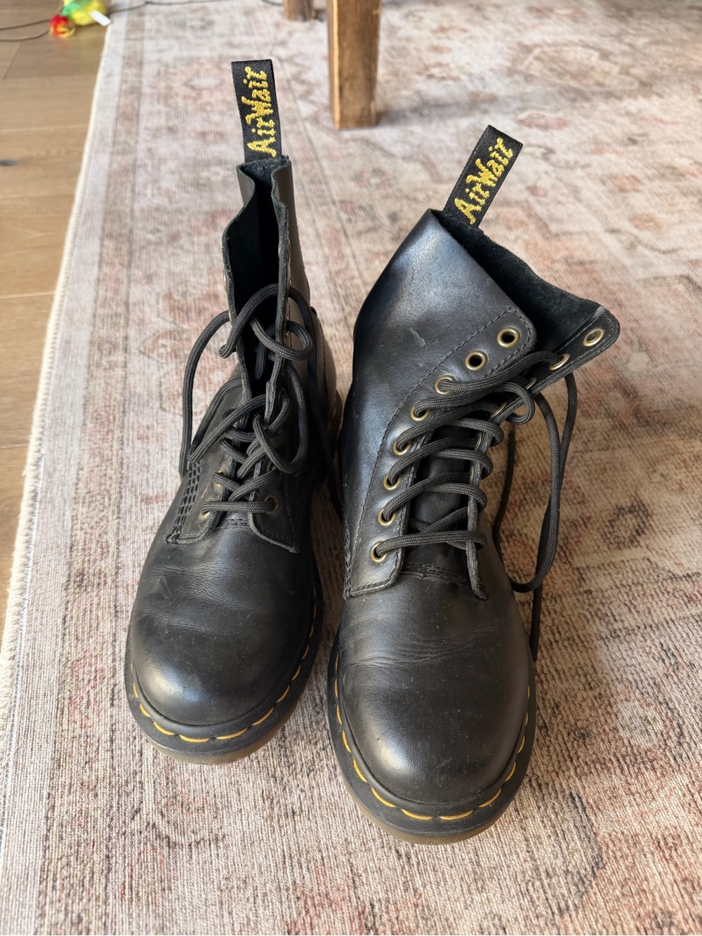 Dr. Martens Black Leather Boots